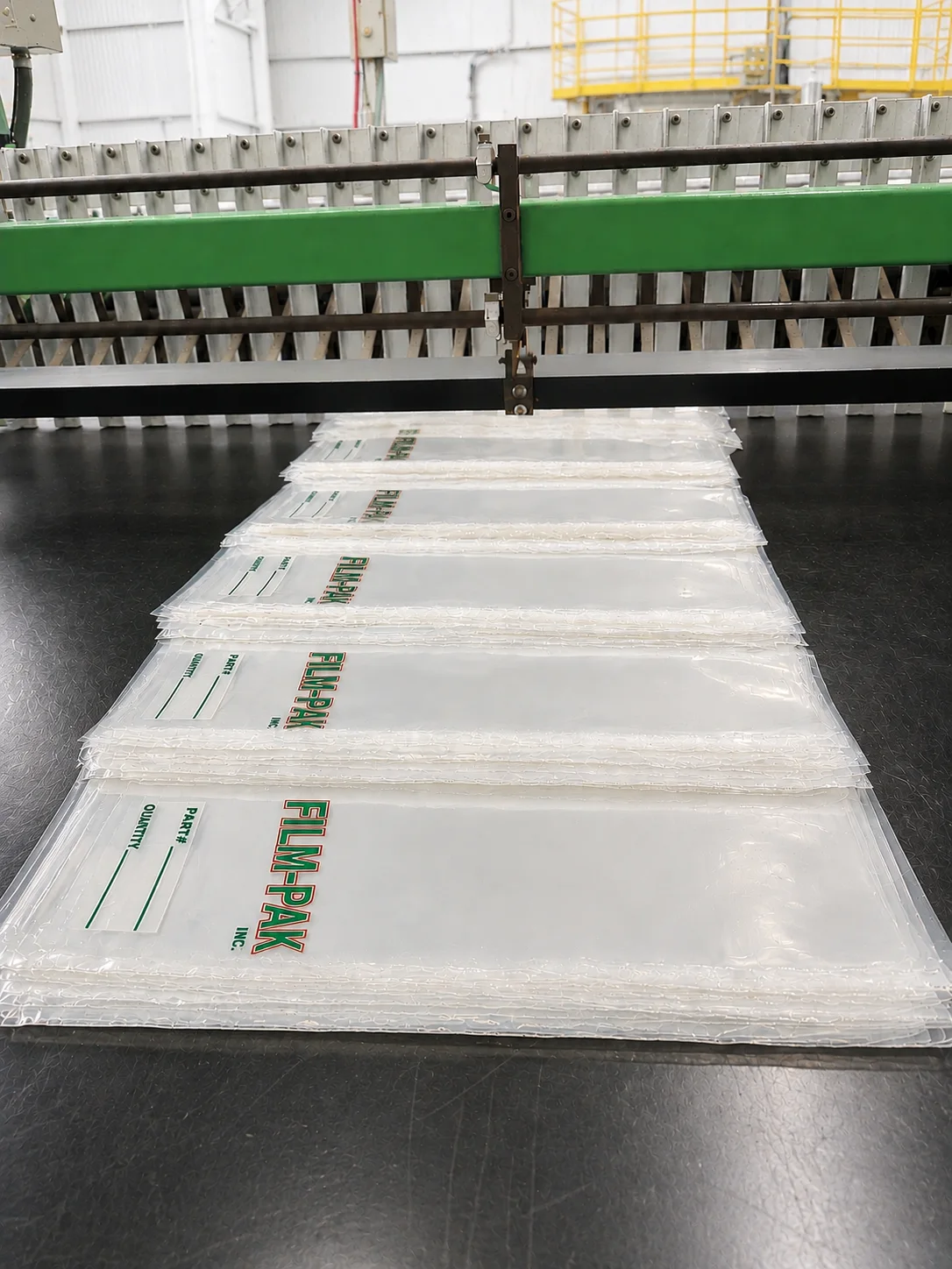 Film-Pak polyethylene bag converting equipment