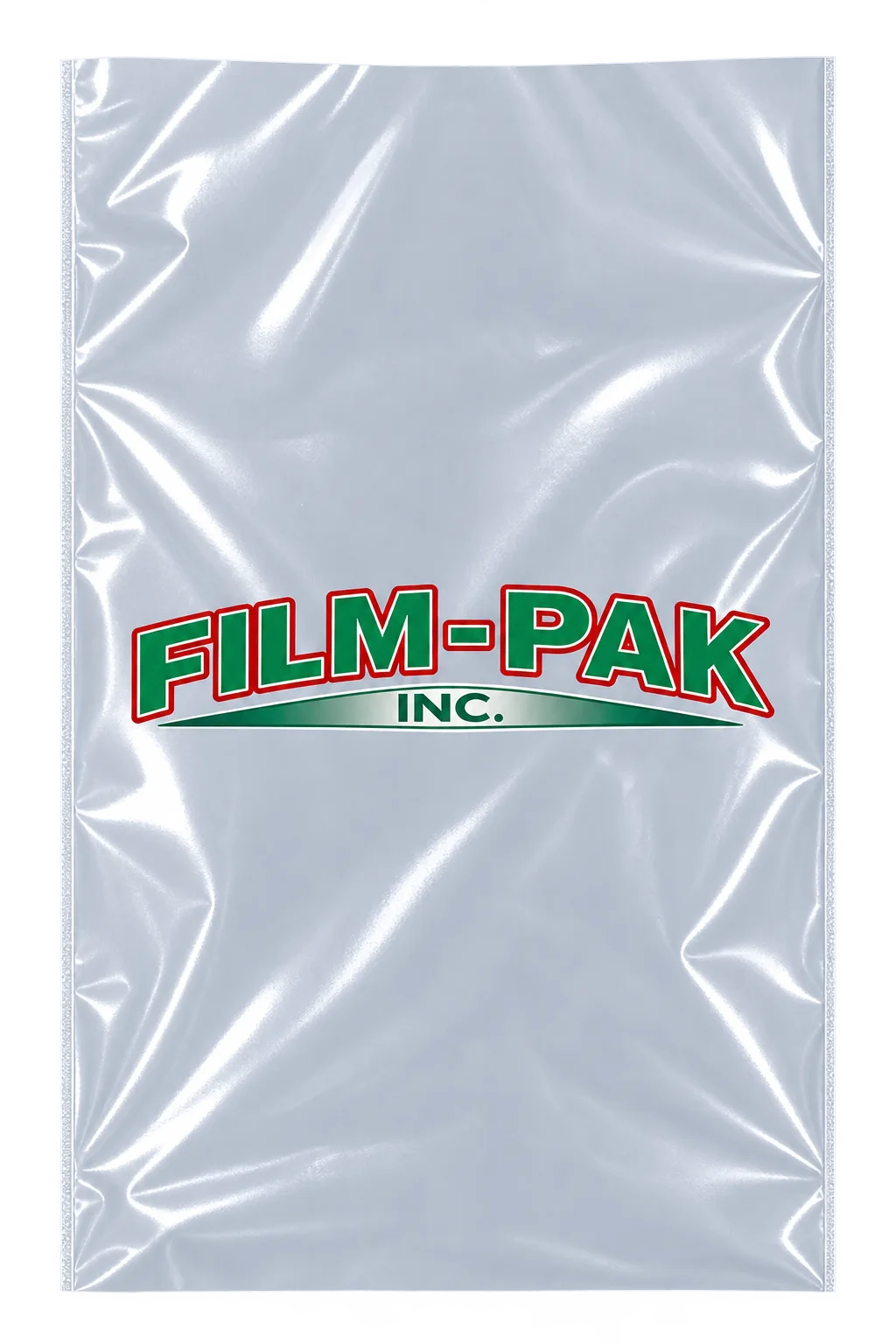 Custom flexographic printed polyethylene bag